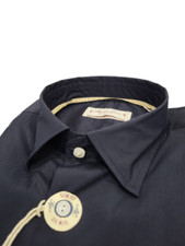 Camicia UOMO cotone unito stretch "ALESSANDRO LA MURA" Varie taglie e colori