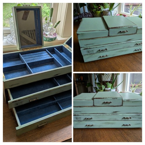 Portagioie vintage shabby chic - portagioie,