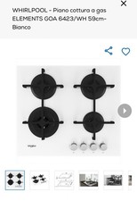 Piano cottura 4 fuochi gas