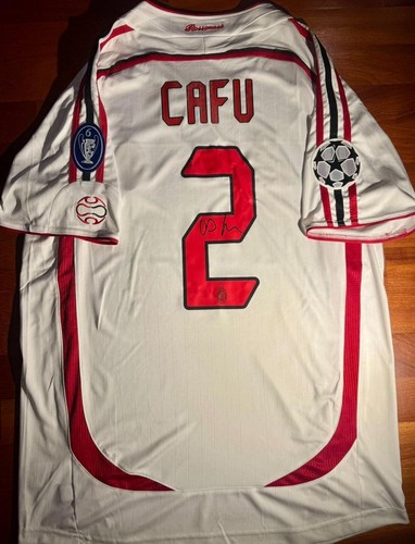 Maglia milan autografata cafù - milan,