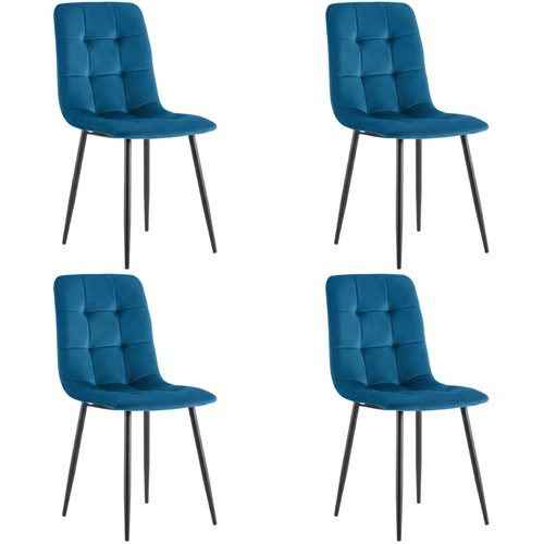 Set sedie velluto imbottite - sedie,