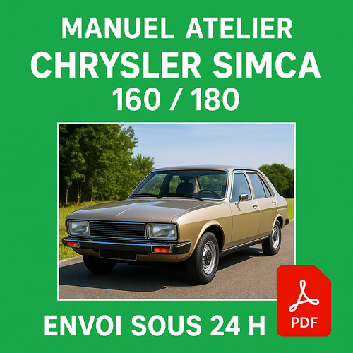 Manuel atelier chrysler - chrysler, simca