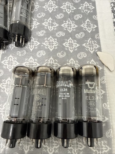 Mullard el34 6ca7 xf2 getter - el34,
