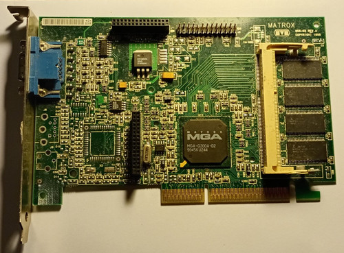 Scheda video agp - video, matrox