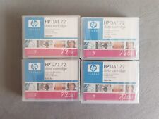 Lot de 4 Cartouches de données - HP DAT 72 GB - Data Cartridge - C8010A (NEUVES)