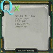 Processore CPU Intel Core i7 860S LGA1156 1a generazione 2,53 GHz quad-core 8M SLBLG