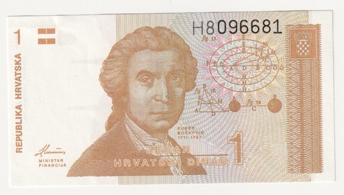 Banconota croazia dinaro - banconota, 1
