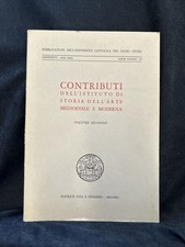 Contributi dell'istituto di storia dell'arte medioevale e moderna.Volume Secondo