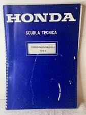 Honda scuola tecnica 1988 vari mod. manuale servizio riparazione officina epoca