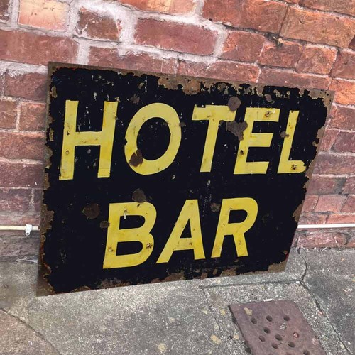 Insegna bar hotel - insegna,