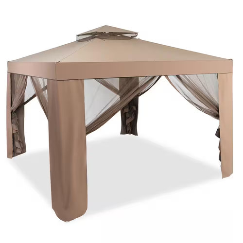 8 ft brown metal - ft., 9.8