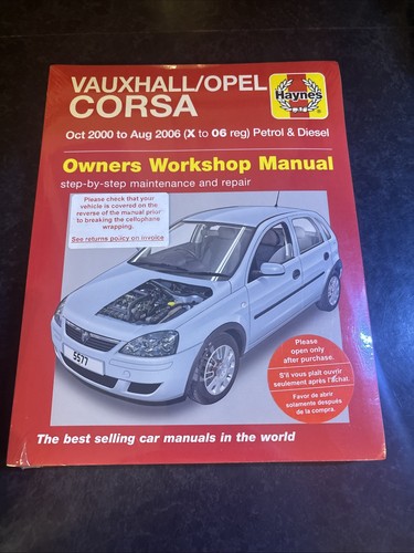 Manuale vauxhall opel corsa - vauxhall,