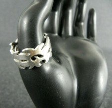 Anello da uomo misura 23 ARGENTO 925 PUNZONATO motivo tribale celtico a nastro