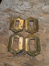 PLACCHE INTERRUTTORI OTTONE 