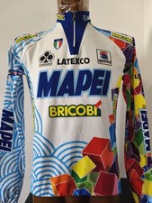 MAGLIA CICLISMO SHIRT MAILLOT MAPEI COLNAGO UCI 1997 LATEXCO tg XL