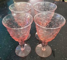 Mikasa Calici Acqua Rosa Foglie Tenere Altezza 7,25" (QUATTRO)