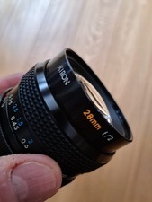 Obiettivo Lens Kiron Precision 28mm f/2 MC Minolta diam 55 n.70150823 - usato 