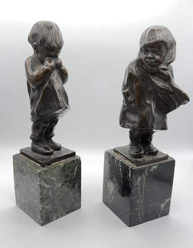 Coppia sculture bronzo - coppia, in