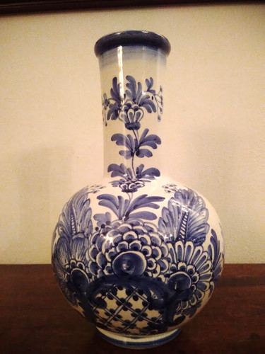 Vaso ceramica bianco con - bianco,