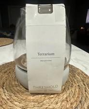 Vaso terrario tondo in vetro