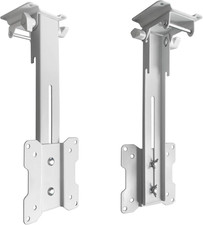 Monitor Mount Da Soffitto Bianco - LCD LED Plasma TV Curvo per Tetto Inclinato C