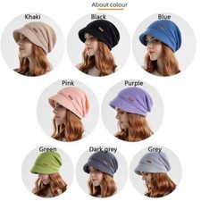 Accogliente cappello tesa - a,