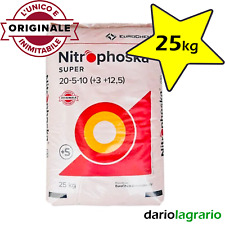 Nitrophoska Super Concime NPK 20-5-10 Kg25 per Prato Agrumi Orto Frutti Olivo