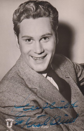 Erich auer autografo originale - autografo,