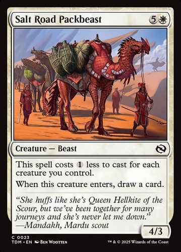 Salt road packbeast mtg - salt, |