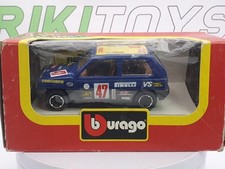 Fiat Panda 141 Rally Burago 1/43 Blu 1980