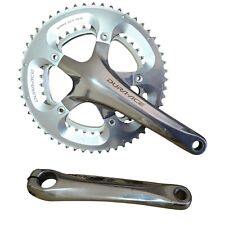 Guarnitura Shimano FC-7800 Dura Ace 53T 39T 175mm argento lucido bici da strada