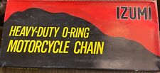 CATENA TRASMISSIONE IZUMI 532 HEAVY DUTY O-RING 118 MAGLIE CHIUSURA RIBATTERE