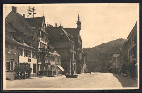 Cartolina wolfach hotel krone - cartolina, wolfach,