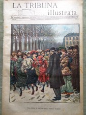La Tribuna Illustrata 13 Dicembre 1903 Ferrovia Vesuvio Calabritto Borgia Ottawa
