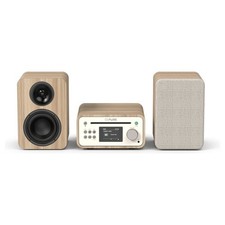 Pure Compatto HI FI CLASSIC Stereo Mini Bluetooth Cotton White Oak 2x 20w 254591