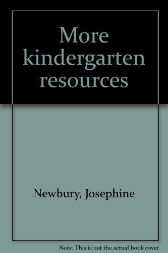 More kindergarten resources