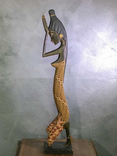 Scultura africana donna - di, “donna