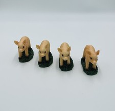 4Pc Mini Piglets Resin Garden