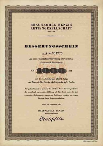 Lignite benzina 1963 - , berlino
