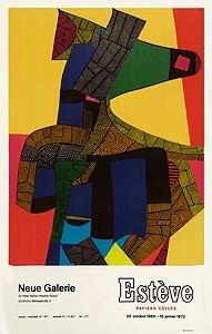 Maurice estève affiche - estève,,