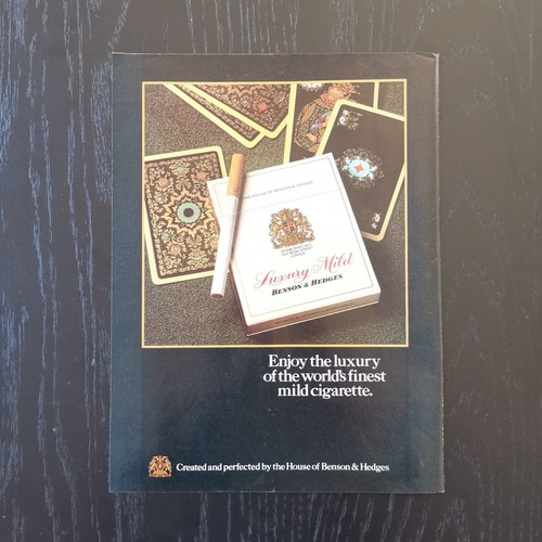 1982 benson hedges - benson,