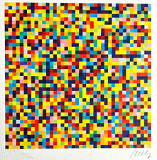 Ellsworth Kelly litografia COA