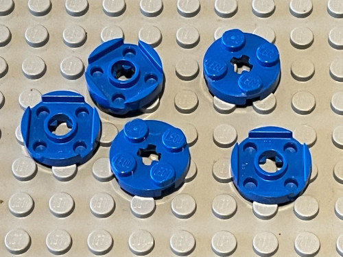 Lego blue round plate - round, 4032