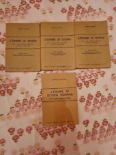 L'ESAME DI STORIA ROMANA BIGNAMI ERNESTO Vol 1-2-3 LcLsIm Piu Volume Sms