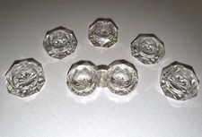 Stupendo set da tavola in cristallo dell'800_Sale, pepe, salsine, stuzziacadenti