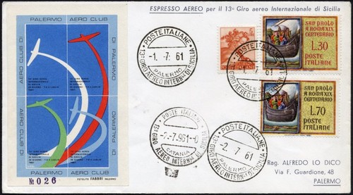 Italia 1105 lettera - italia,