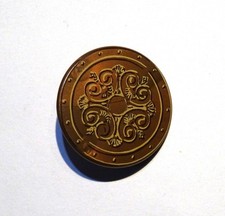 1 X SCUDO TONDO BRONZO