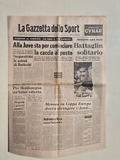 GAZZETTA DELLO SPORT 8 AGOSTO