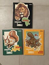 Set 3 Libri Vintage "Conoscere gli Animali" - Malipiero Editore