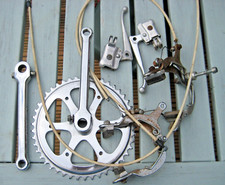 Set Ricambi Bicicletta Vintage Raleigh Set Catena Maniglie Ruota Catena Cavi Freno